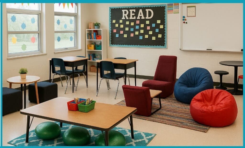 flexible seating in the classroom