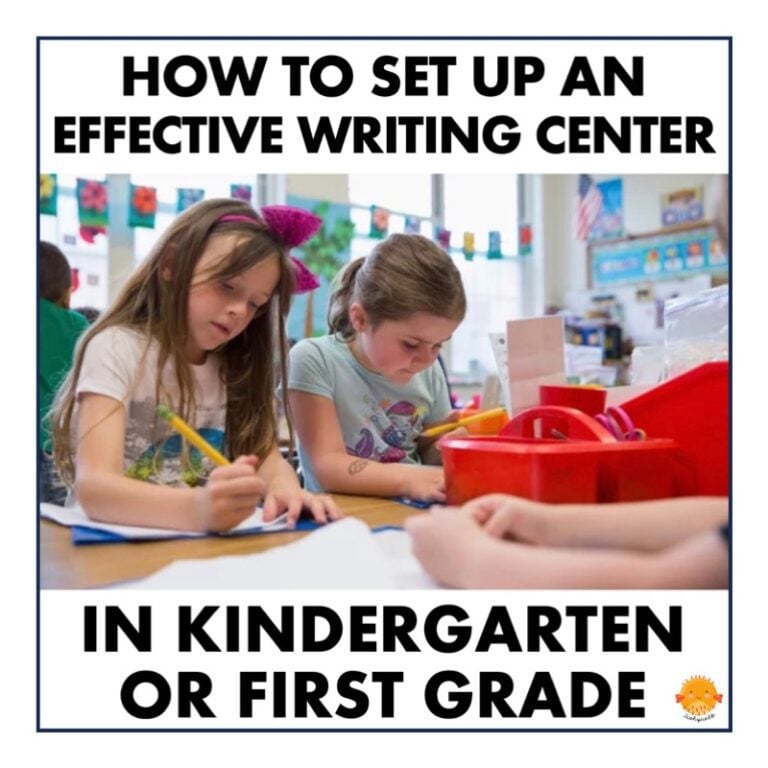 setting up a kindergarten writing center ideas 1st grade 2nd grade