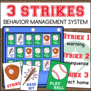 3 strikes behavior chart