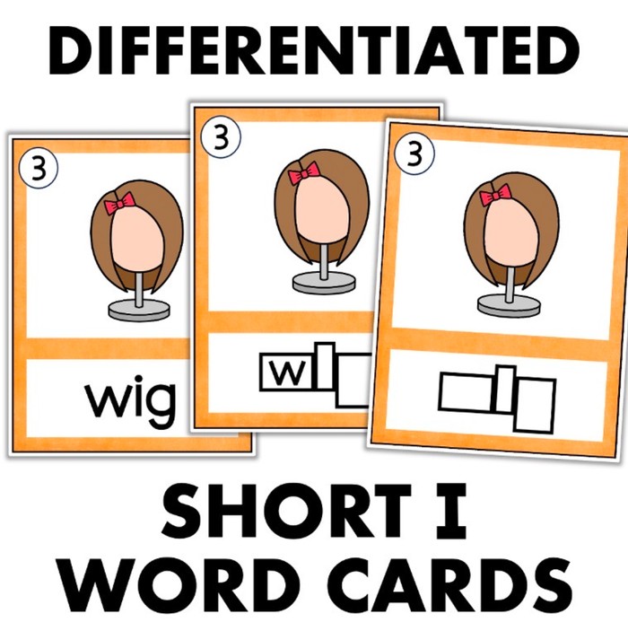 Short I Word Families Write the Room CVC Words Phonics Activities