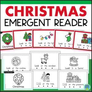 printable Christmas emergent reader