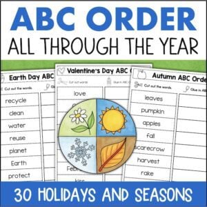 abc order worksheets