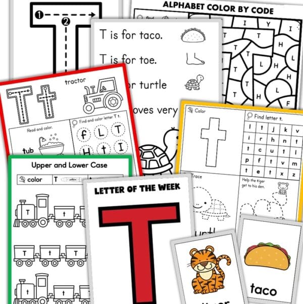 Letter of the Week Activities and Worksheets A to Z Bundle