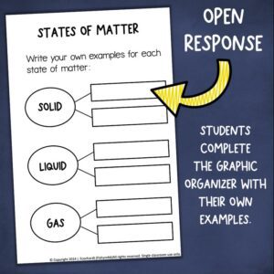 States of Matter Solid Liquid and Gas Interactive Science Booklet
