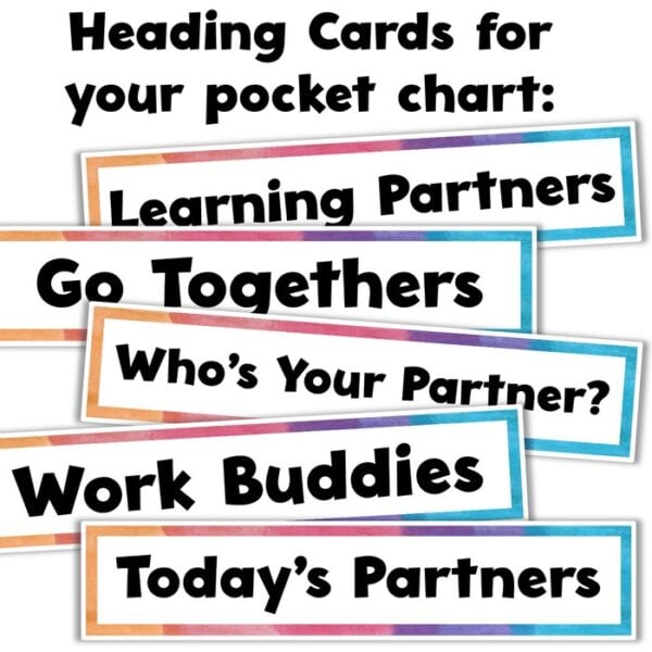 partner pairing cards