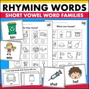 rhyming words activities