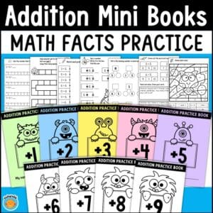 addition facts practice booklets