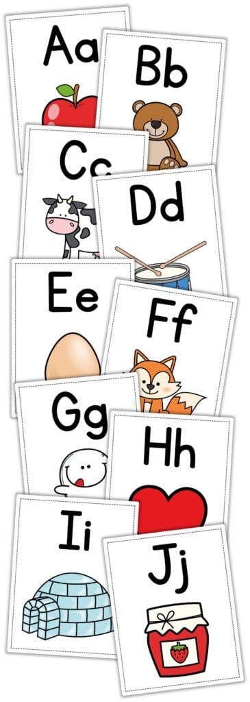 free printable alphabet flashcards