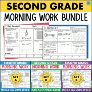 second grade morning work