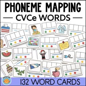 Phoneme Grapheme Mapping activities CVCe words
