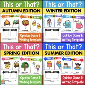 This or That opinion game writing template bundle all four seasons 6dae3eff 13850417