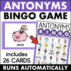Antonyms Bingo Game with 26 cards d7101953 large 12886881 for elementary intervention classrooms