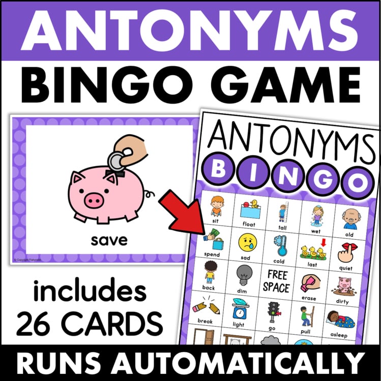 Antonyms Bingo Game with 26 cards d7101953 large 12886881 for elementary intervention classrooms