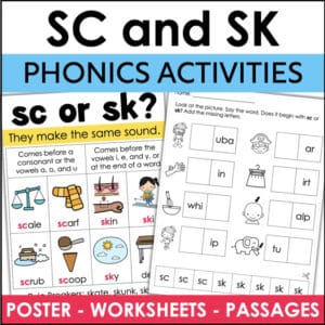 SC and SK phonics activities poster worksheets passages f406fbb6 large 17187236 elementary intervention